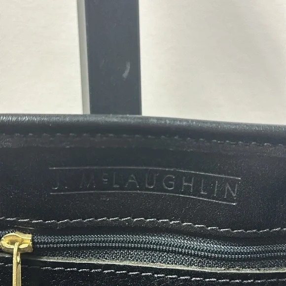 J. McLaughlin Holiday Wreath Purse Bag Black Vintage Embroidered Party Preppy - Picture 4 of 8